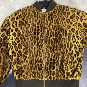 Animal print jacket